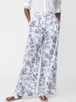 Amal Pants In Heron Toile