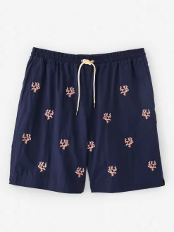 Bruce 7" Swim Trunks In Coral