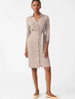 Brynn Dress In Mini Fernwood Geo