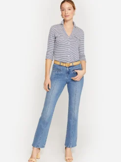 Brynn Linen Shirt In Stripe