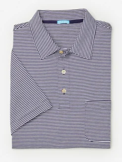Callahan Cotton Polo In Stripe