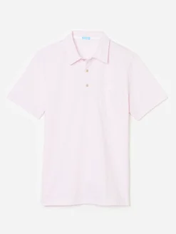 Callahan Cotton Polo In Stripe
