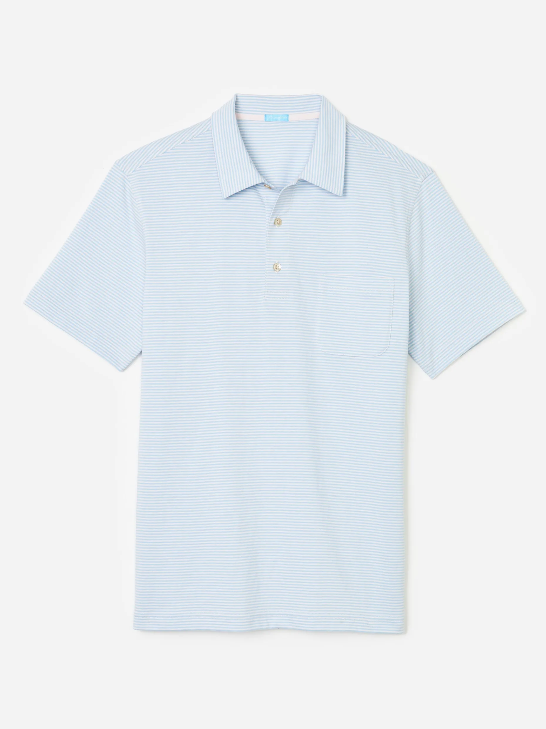 Callahan Cotton Polo In Stripe