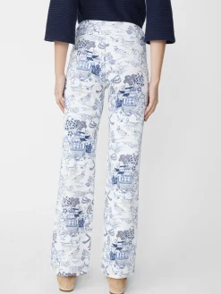 Carmel Pants In Chinoiserie Toile