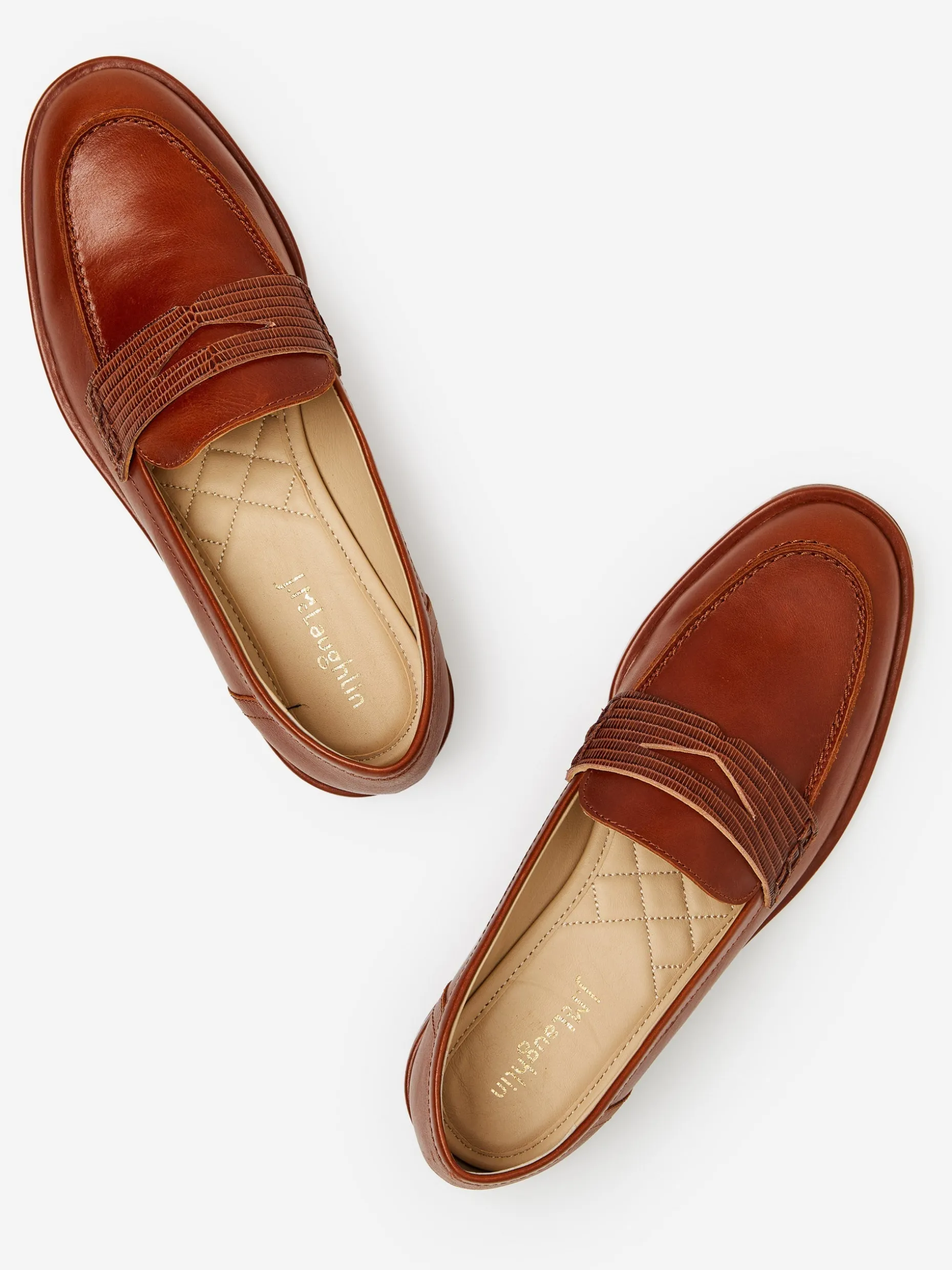Concetta Leather Loafers
