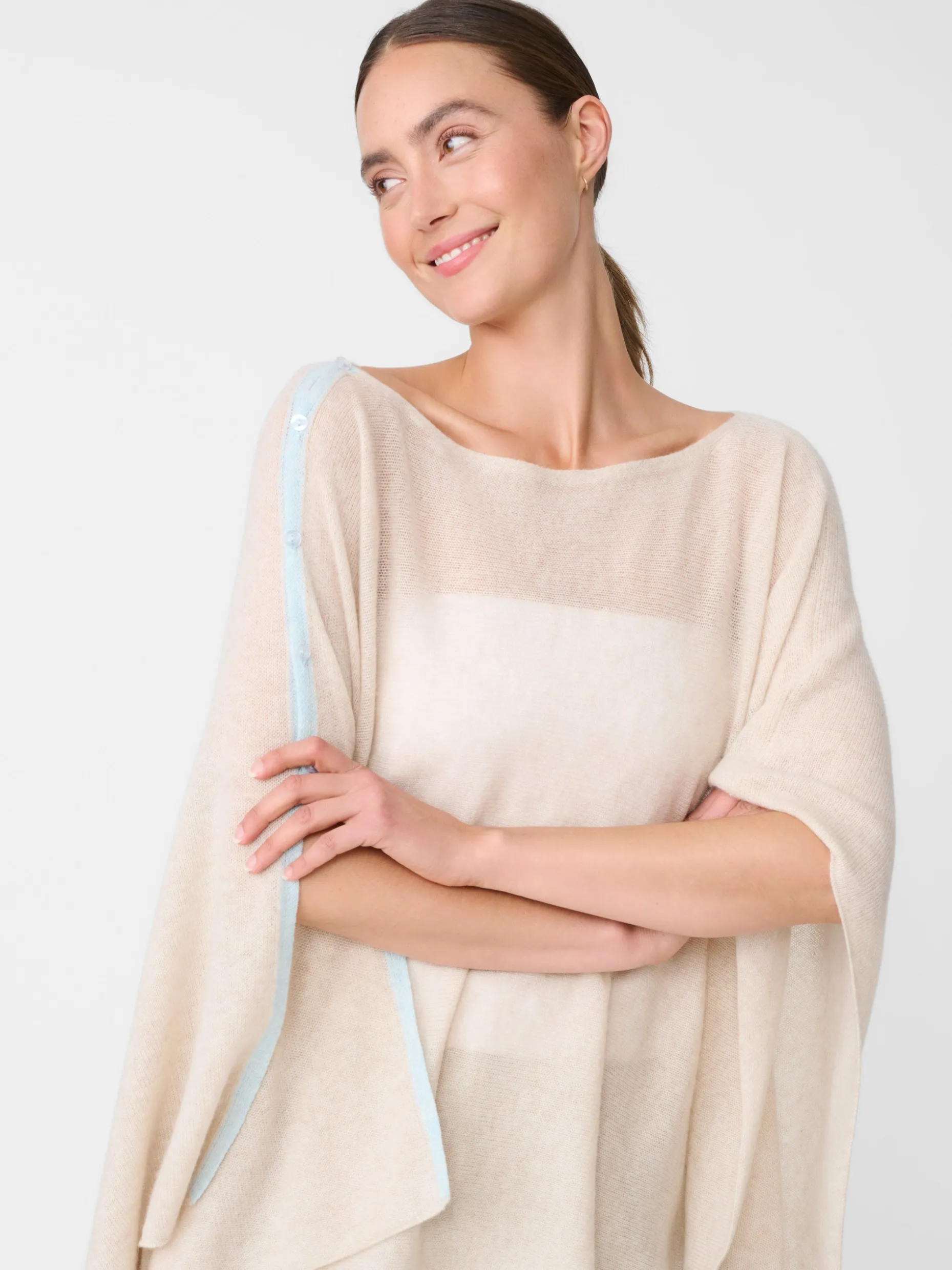Doris Cashmere Poncho