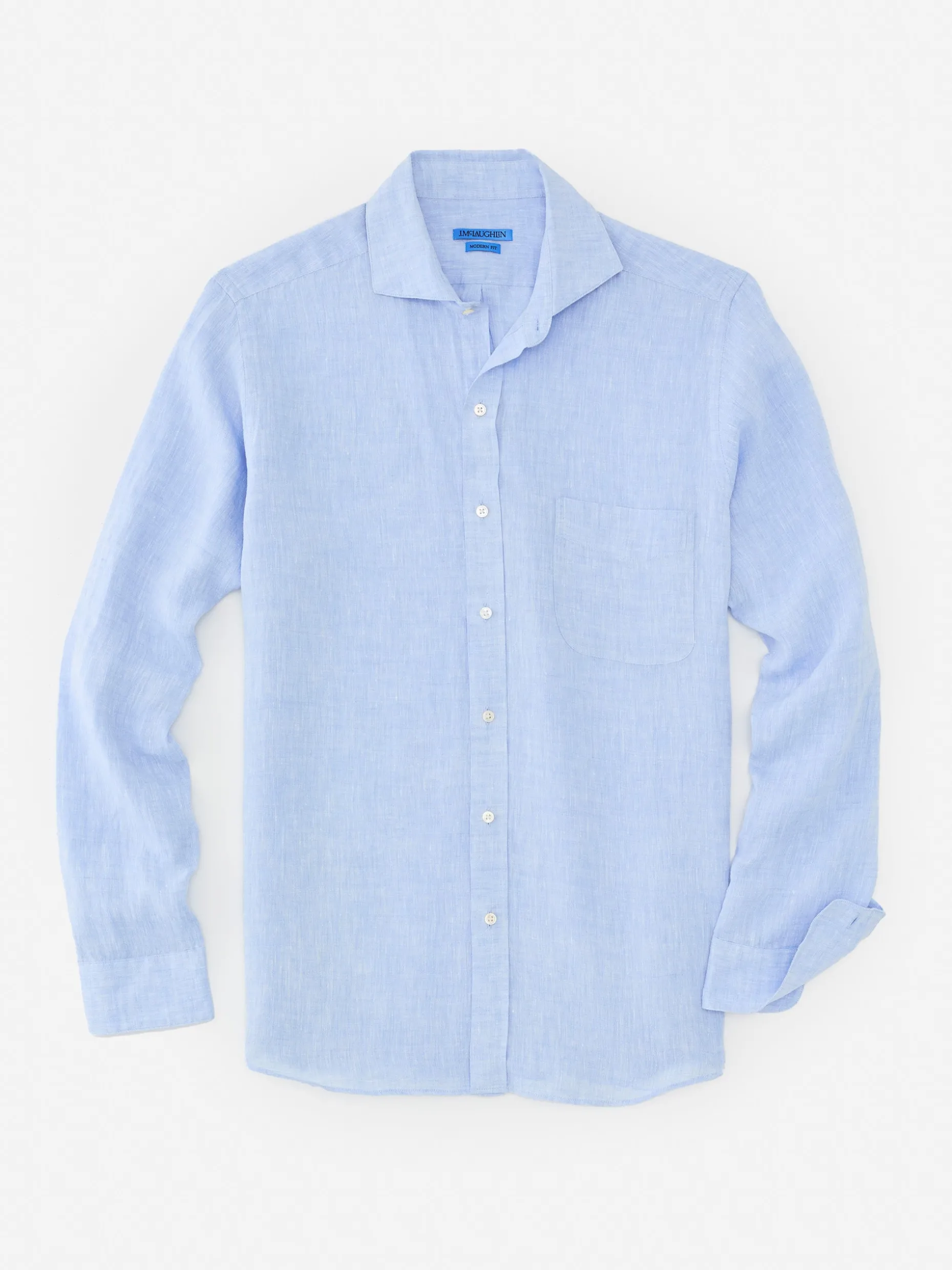 Drummond Modern Fit Linen Shirt