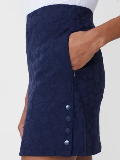 Flavia Skort In Beach Blossom Jacquard