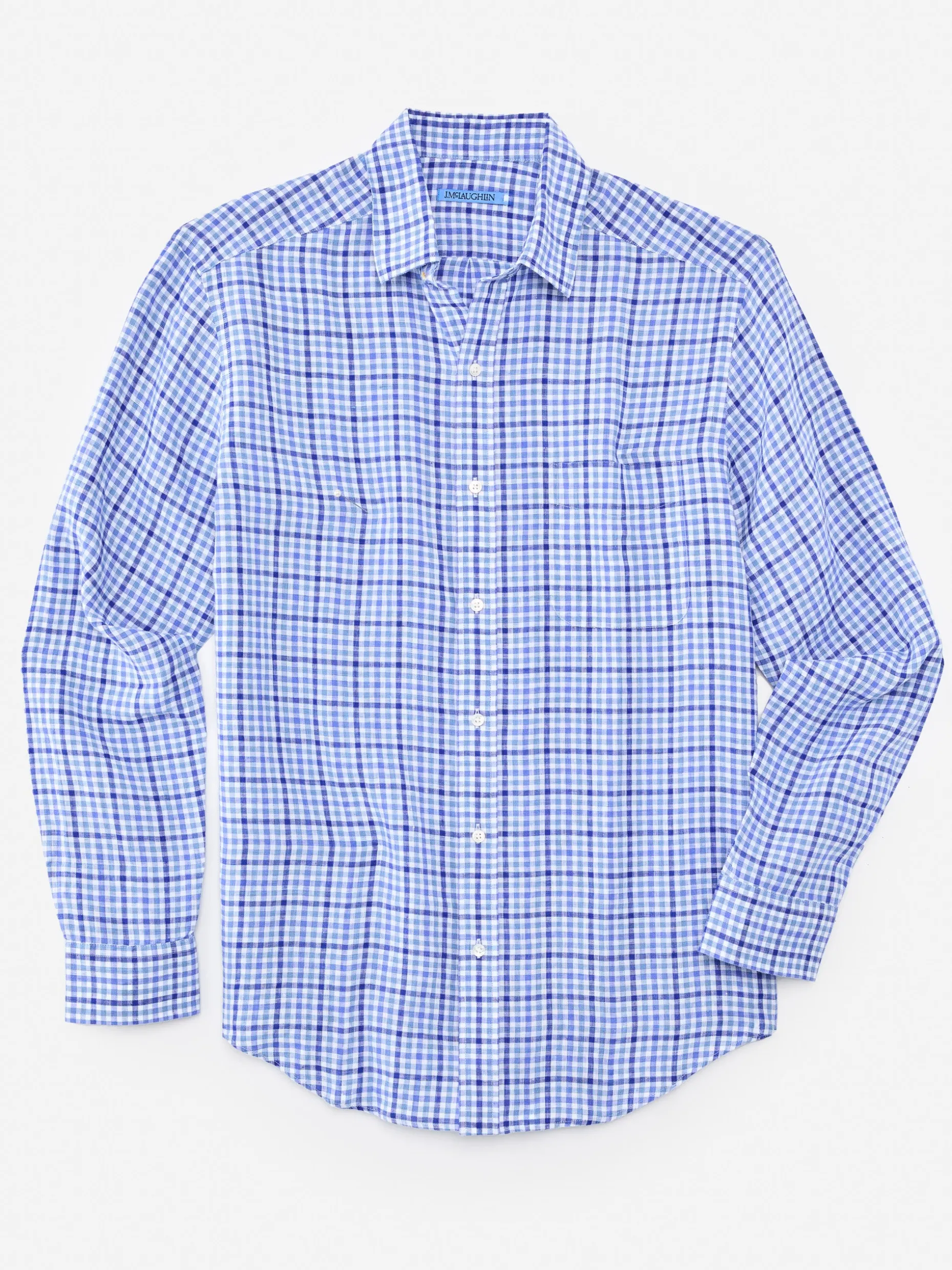 Gramercy Classic Fit Linen Shirt In Gingham