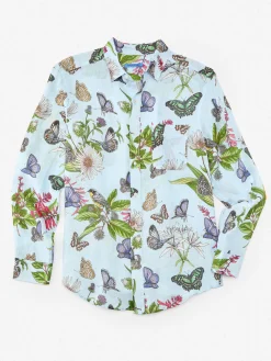 Gramercy Classic Fit Linen Shirt In Jardin Mariposa