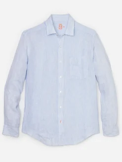 Gramercy Classic Fit Linen Shirt In Fineline