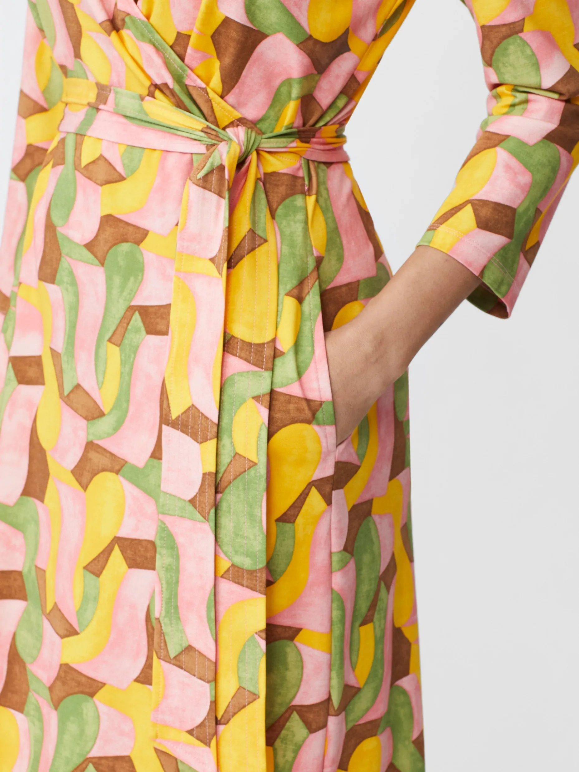 Lorelei Dress In Abstract Chaise