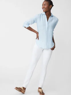 Lula Linen Shirt In Stripe