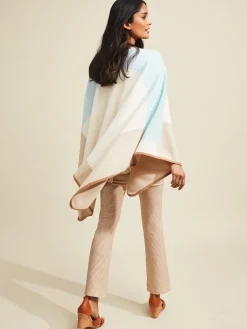 Noreen Wrap In Colorblock