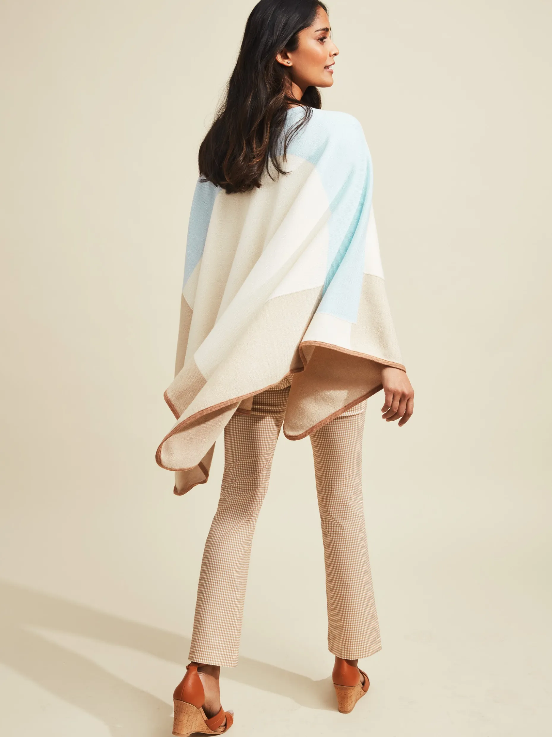 Noreen Wrap In Colorblock