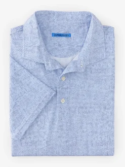 Springer Performance Polo In Mini Quatrefoil