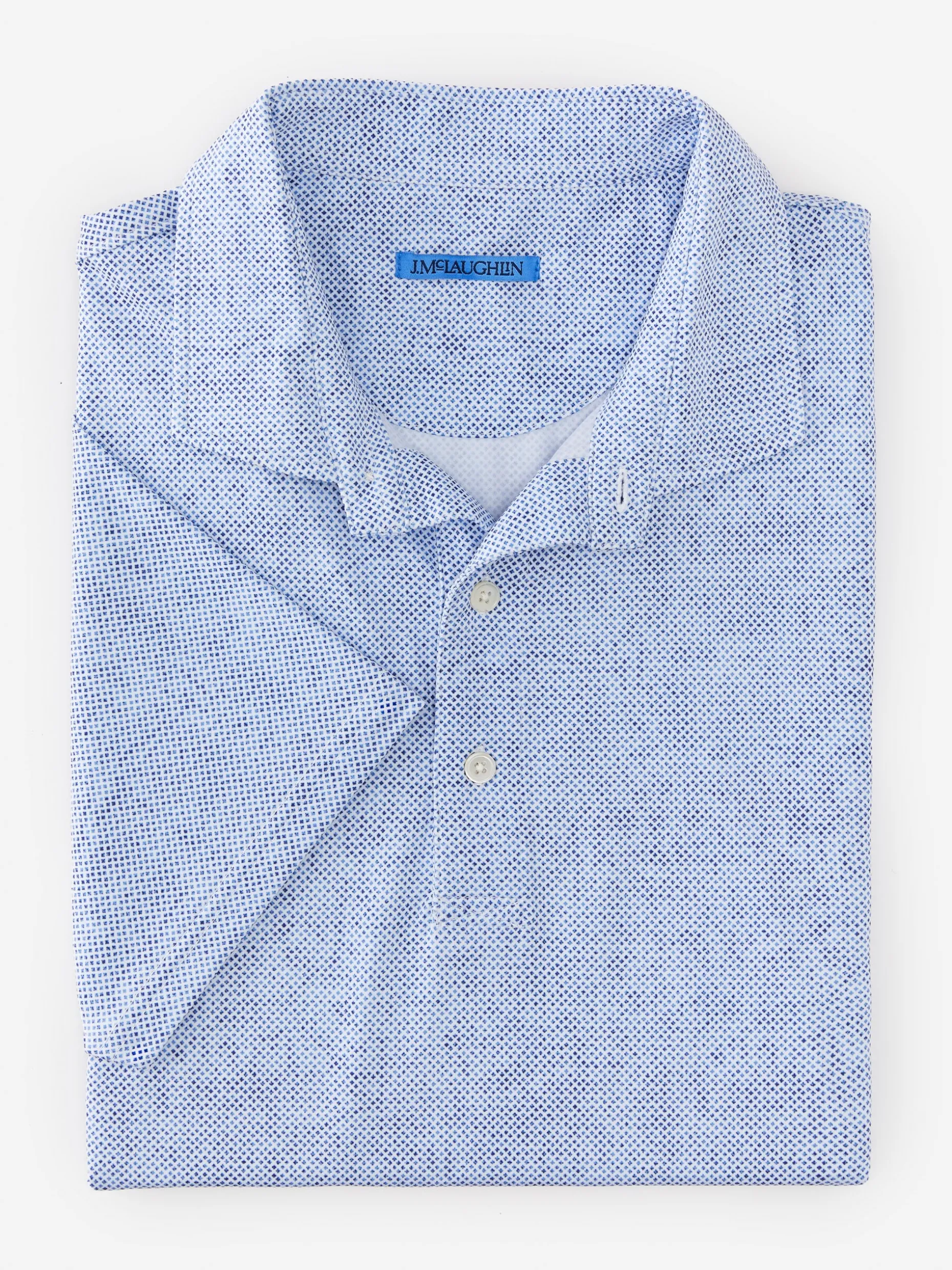 Springer Performance Polo In Mini Quatrefoil