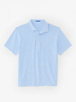 Springer Performance Polo In Bengal Stripe